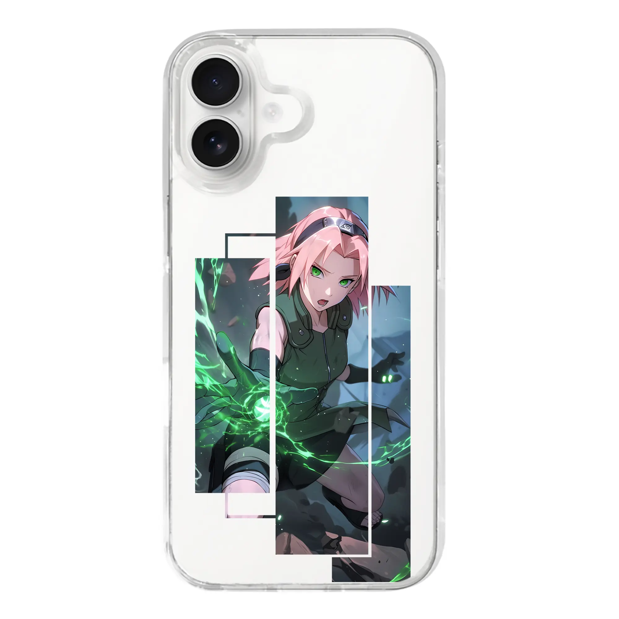 ナルト グッズ はるの さくら - iPhone 17シリーズ 透明スマホケース – 薄型・耐衝撃・精密フィット保護カバー